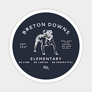 Breton Elementary - light Magnet